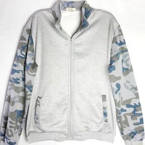 Reverb Mens Size XL Gray Long Sleeve Full Front Zip Sweatshirt